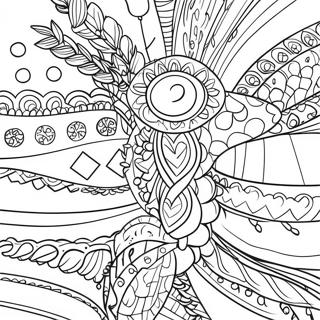 Friendship Bracelet Coloring Page 135952-67682