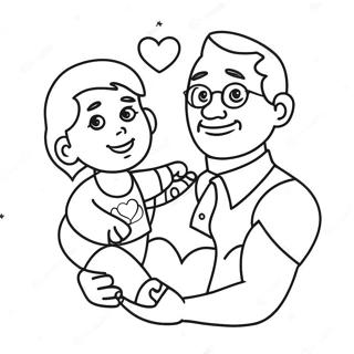 I Love My Dad Coloring Pages