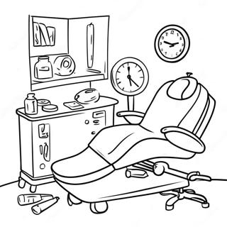 Relaxing Medical Themed Coloring Page 136107-67808