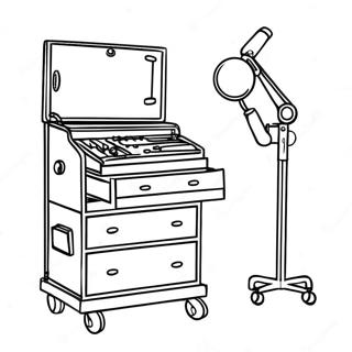 Detailed Medical Equipment Coloring Page 136108-67809