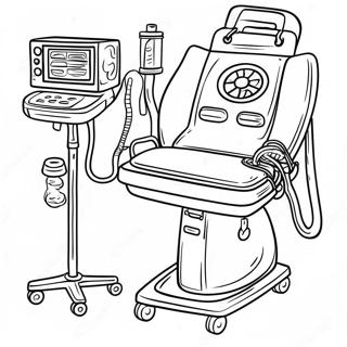 Detailed Medical Equipment Coloring Page 136108-67810