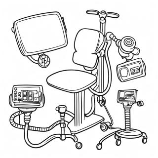 Detailed Medical Equipment Coloring Page 136108-67812