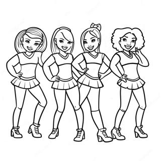 Houston Texans Cheerleaders Coloring Page 136132-67826