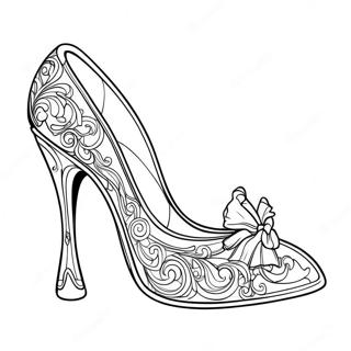Cinderella S Glass Slipper Coloring Page 13613 2978