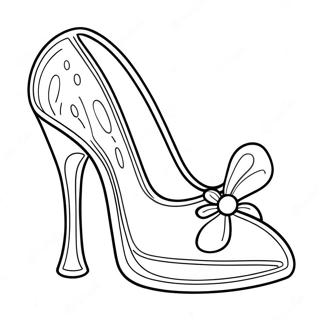 Cinderella S Glass Slipper Coloring Page 13613-2979