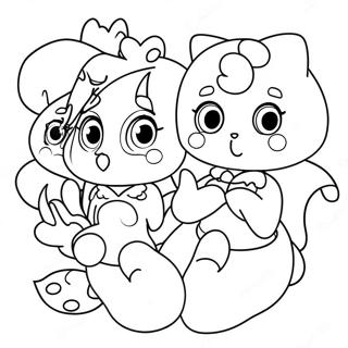 Magical Precure Team Coloring Page 136208-67886