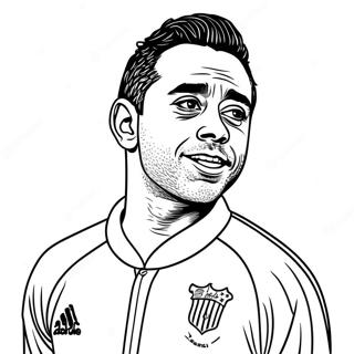 Xavi Coloring Pages