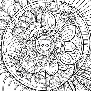 Mindfulness Mandala Psychology Coloring Page 136335-67986