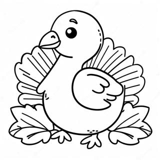 Baby Turkey Coloring Pages