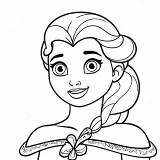 Elsa Halloween Coloring Page 136411-68041