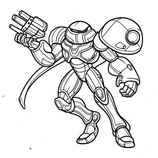 Metroid Coloring Page 136514-68121