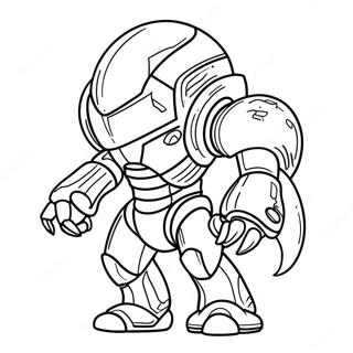 Metroid Coloring Page 136514-68123