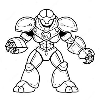 Metroid Coloring Pages