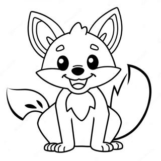 Foxy Coloring Pages