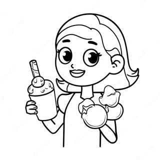 Cute Tumblr Girl Coloring Pages