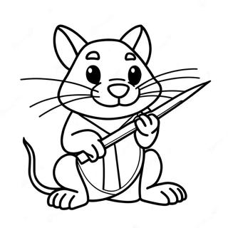 Splinter Coloring Pages