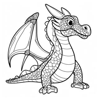 Seawing Dragon With Glittering Scales Coloring Page 136698-68277
