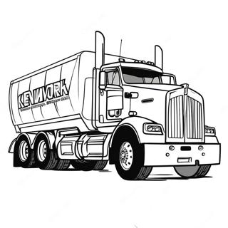 Kenworth Truck Coloring Pages