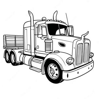 Classic Kenworth Truck Coloring Page 136824-68366