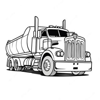 Classic Kenworth Truck Coloring Page 136824 68516