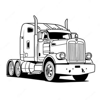 Kenworth Truck Coloring Pages