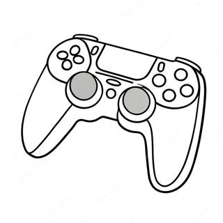 Ps5 Controller In Action Coloring Page 136877-68557