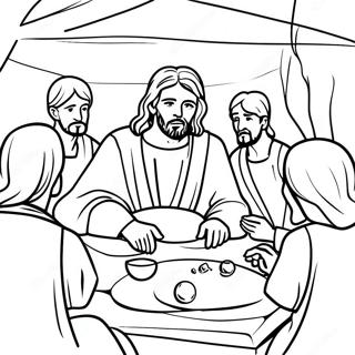 Jesus Teaching The Disciples Coloring Page 136902-68573