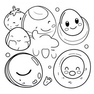 Five Senses For Preschool Coloring Pages