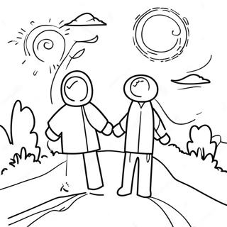 Five Senses For Preschool Coloring Pages