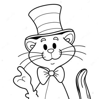 Dr Seuss Cat In The Hat Coloring Page 13702-2987