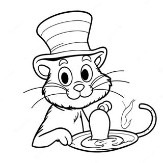 Dr Seuss Cat In The Hat Coloring Page 13702-2988