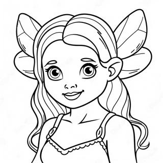 Dark Fairy Coloring Pages