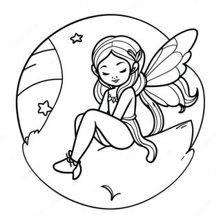Dark Fairy Coloring Pages
