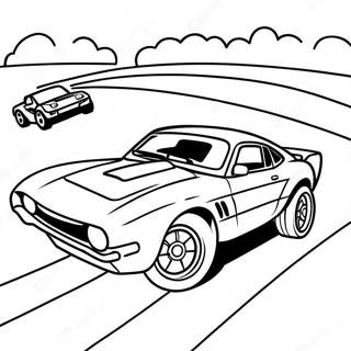 Rc Car Racing On A Track Coloring Page 137131-68752