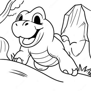 Onix Sliding Down A Hill Coloring Page 137212-68825