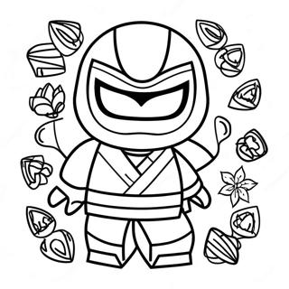 Nya Ninjago Coloring Pages