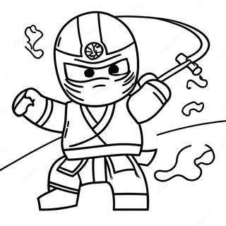 Nya Ninjago Battle Scene Coloring Page 137264-68865