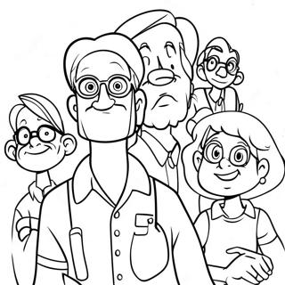 Exciting Adventures In Odyssey Characters Coloring Page 137287-68873