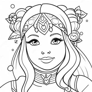 Fantasy Girl Coloring Pages