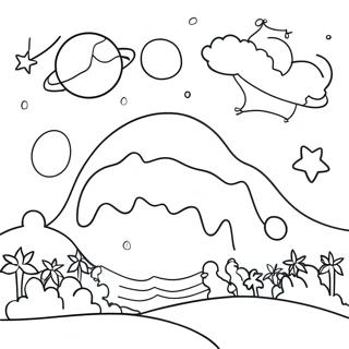 Night Sky Coloring Page 137412-68969