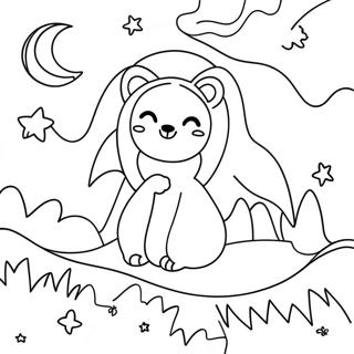 Night Sky Coloring Page 137412-68970