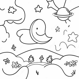 Night Sky Coloring Page 137412-68971