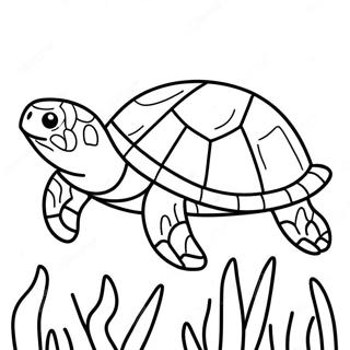 Colorful Sea Turtle Coloring Page 137439-68993