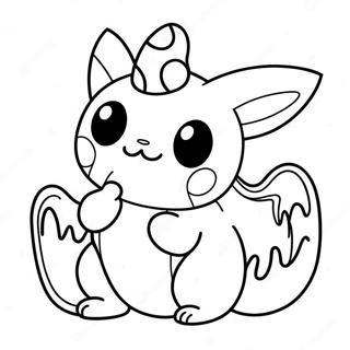 Cute Halloween Pokemon Coloring Pages