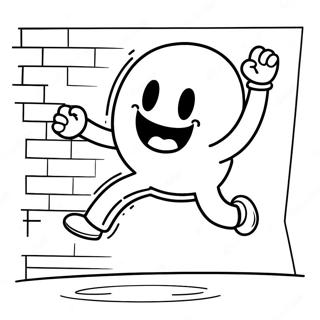 Kool Aid Man Jumping Through Wall Coloring Page 137568-69095