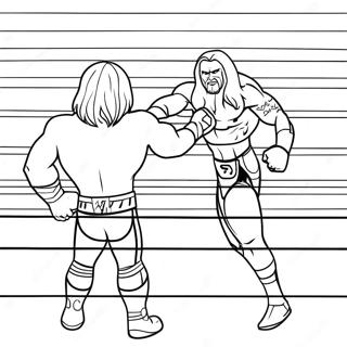 Wwe Championship Match Coloring Page 137645-69154