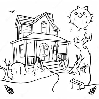 Spooky Mystery Adventure Coloring Page 137696-69193