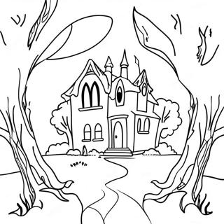 Spooky Mystery Adventure Coloring Page 137696-69194