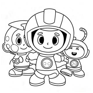 Team Umizoomi Coloring Pages