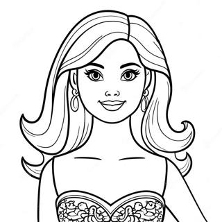 Barbie Doll Coloring Pages